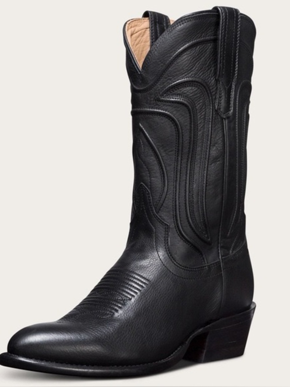 Tecovas Jamie Cowboy Cowgirl Boots Black Original Version 9